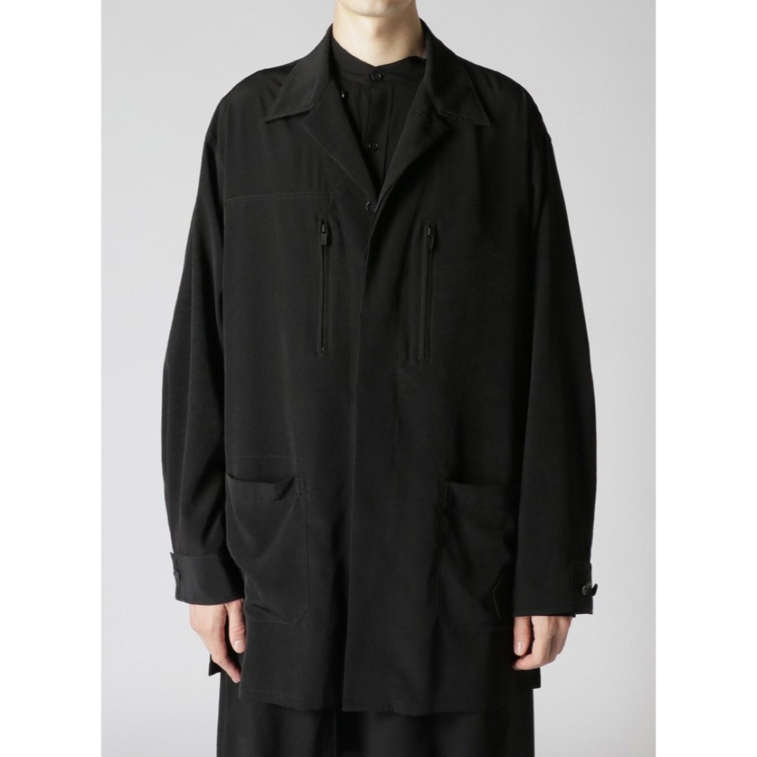 Yohji Yamamoto(ヨウジヤマモト)の23ss TA TUXEDO M-SHIRT BLOUSON B メンズのトップス(シャツ)の商品写真