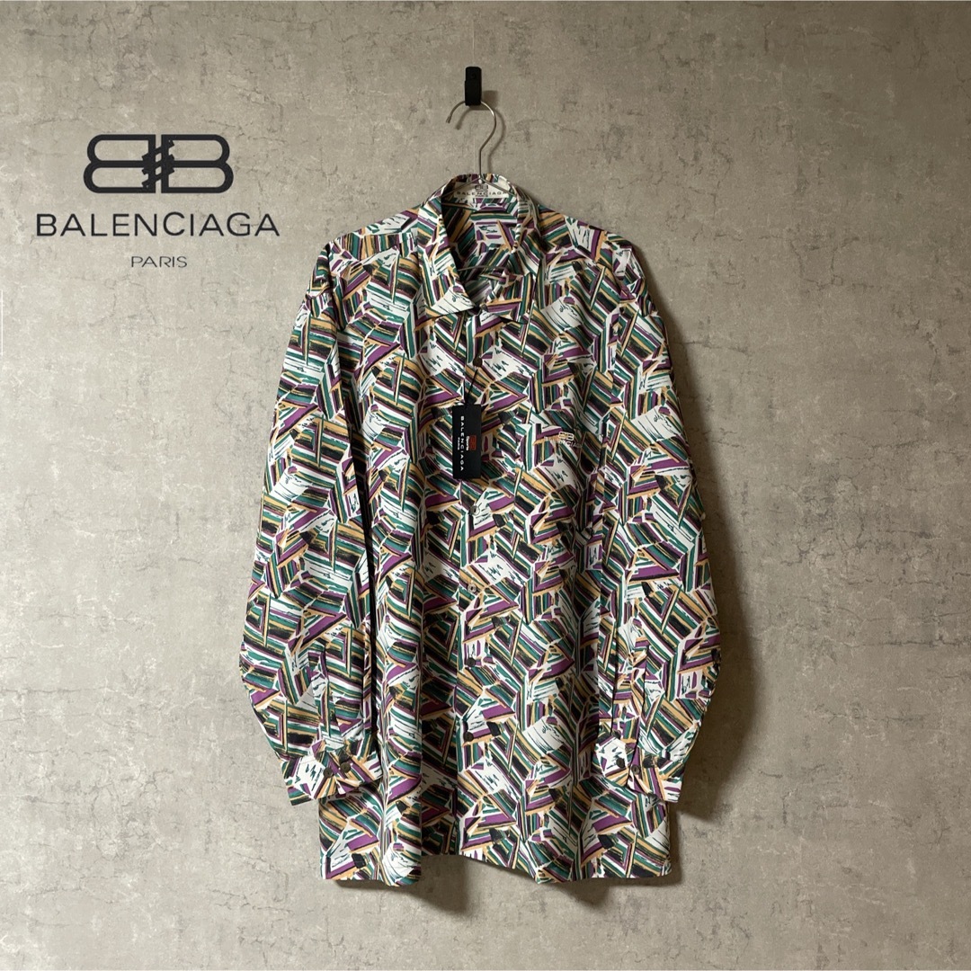 BALENCIAGA バレンシアガ 90s ビンテージ デザインシャツのサムネイル
