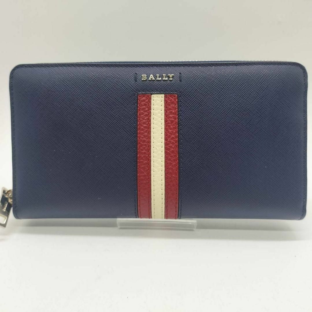 【新品未使用】BALLY 長財布 ネイビー