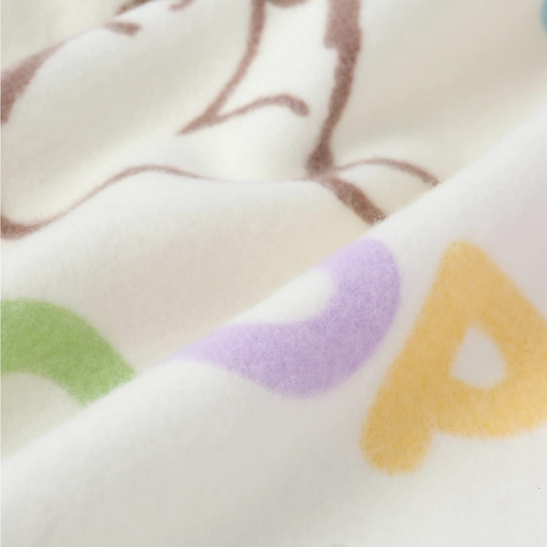 西川(nishikawa) スヌーピー ベビー綿毛布 85×115cm オールシ