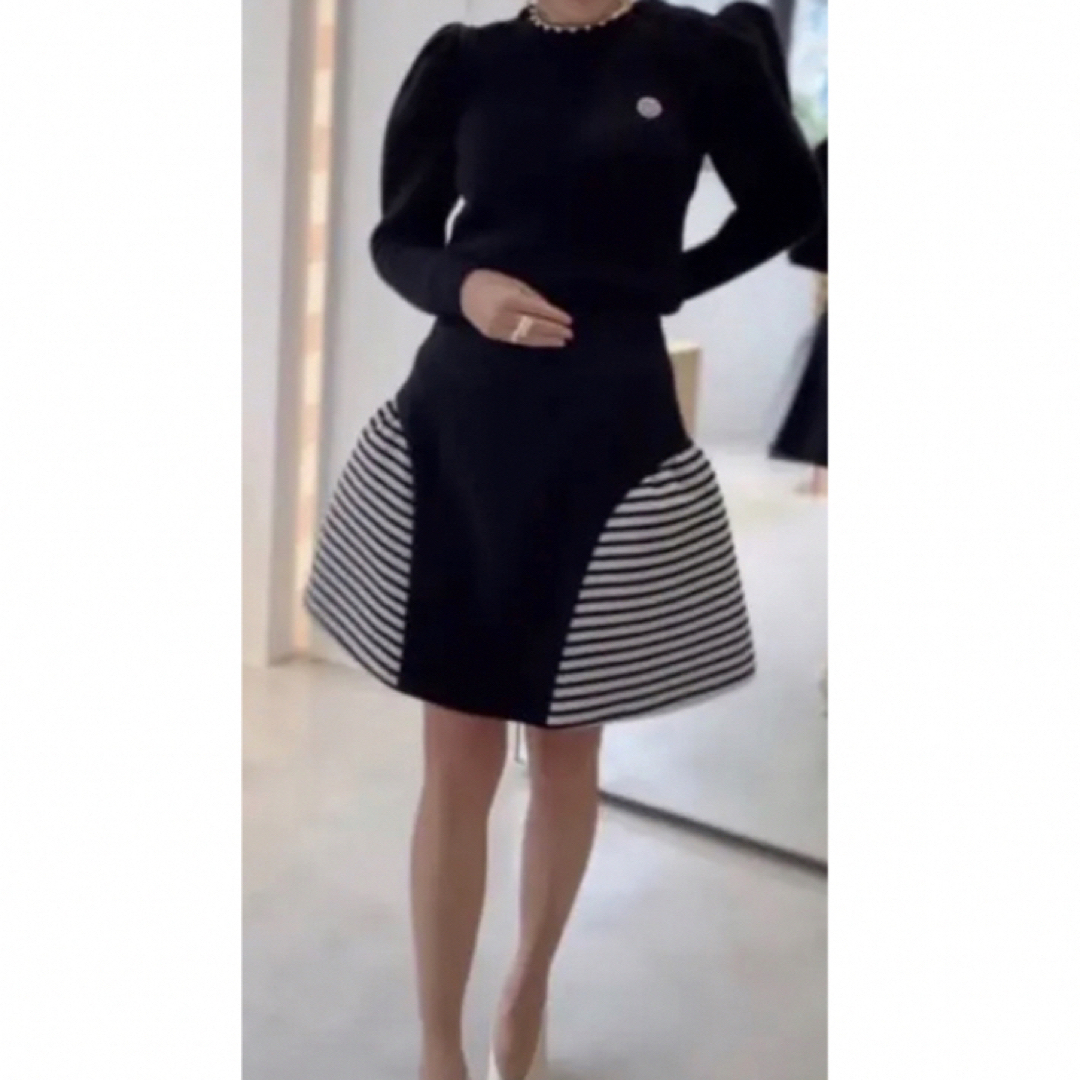 レア】BORDERS at BALCONY/WOOL SKIRT-