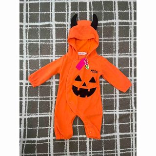 新品♡未使用　ハローウィン♡カボチャ80(衣装)