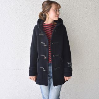 シップス(SHIPS)の美品★SHIPS VALLOMBROSA ダッフルコート　ネイビー 36(ダッフルコート)