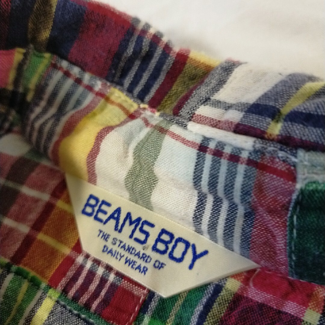 BEAMS BOY(ビームスボーイ)のビームスボーイ レディース チェック柄 シャツワンピース レディースのワンピース(ひざ丈ワンピース)の商品写真