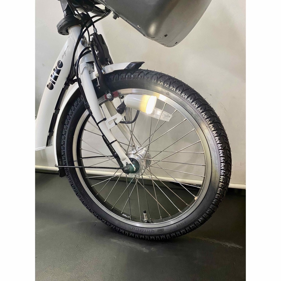 電動自転車 ブリヂストン ビッケポーラー 20インチ 8.9ah パワフル 白色