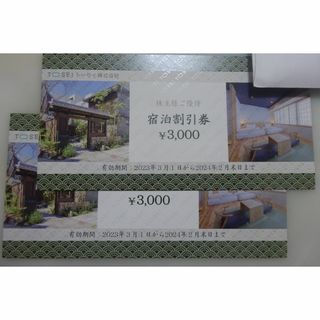 送料無料☆トーセイ 株主優待券☆６０００円分☆ラクマパック送料込み(宿泊券)