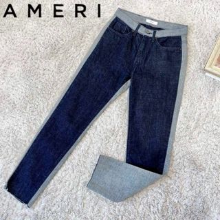 ameri vintage デニム　コート　バイカラー