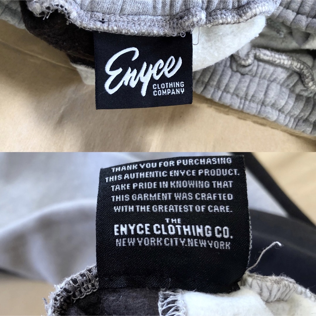 ENYCE スウェットパンツ グレー黒 エニーチェ