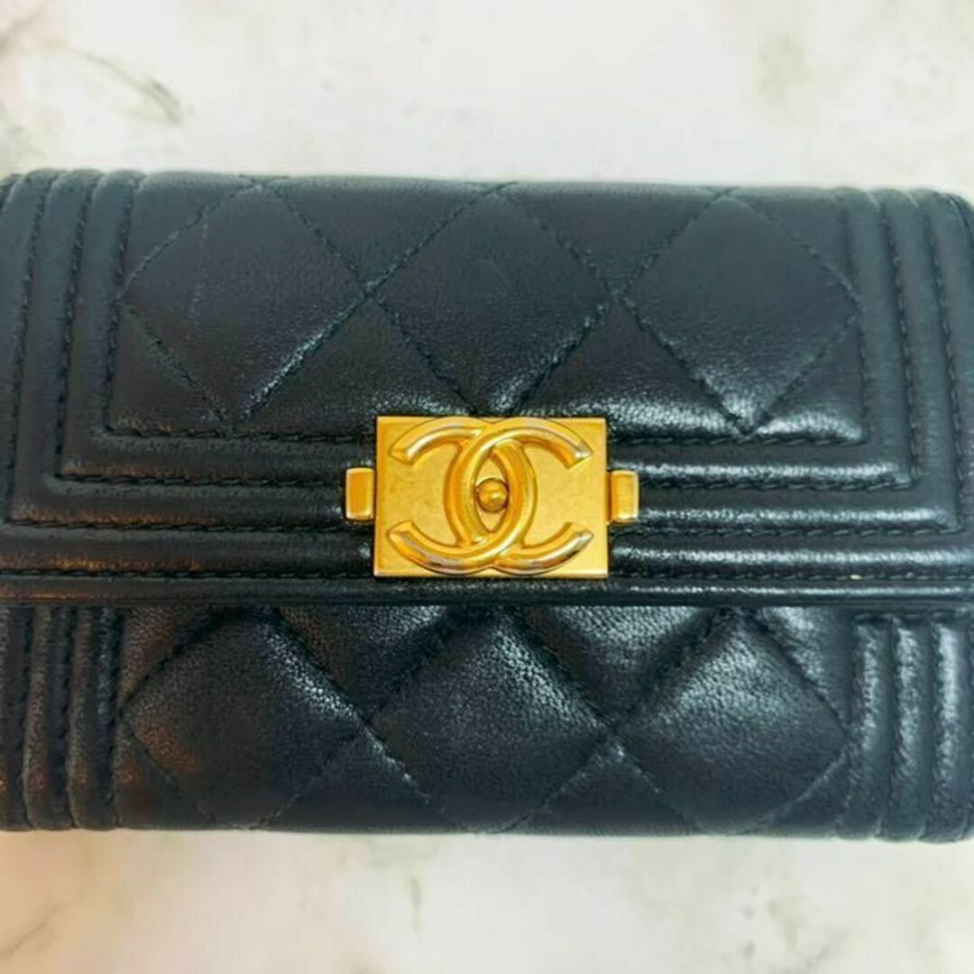 【正規品・美品】CHANEL ボーイシャネル カードケース コインケース 名刺