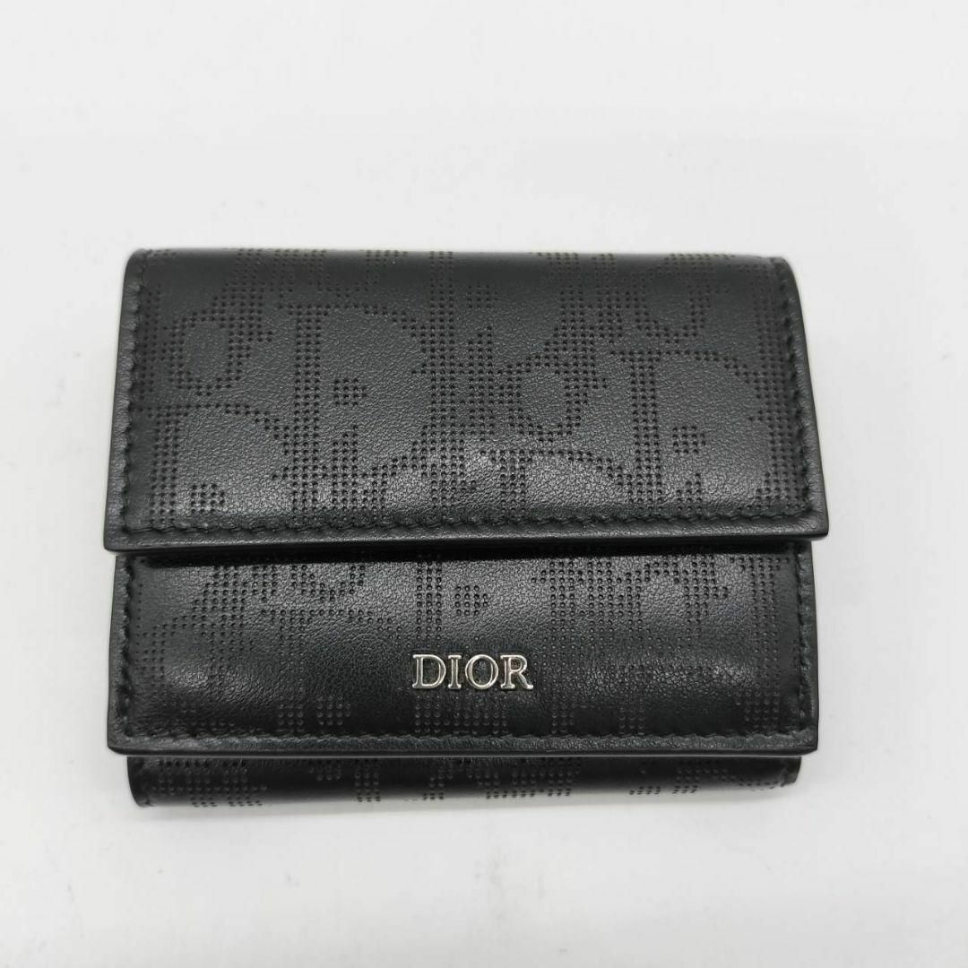 DIOR 長財布 メンズ   オブリーク　ギャラクシーカーフスキン　付属品完備