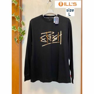 ◆ 未使用!! ILL’S (イルズ) 長袖 ロゴ Tシャツ(Tシャツ/カットソー(七分/長袖))