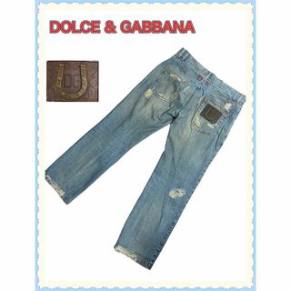 03M294◯ DOLCE\u0026GABBANA ドルガバ デニム ジーンズ 希少