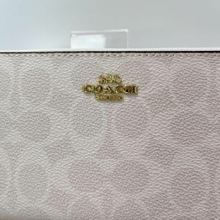 【新品】COACH コーチ 長財布 シグネチャー ホワイト 定番 ロゴ 正規品