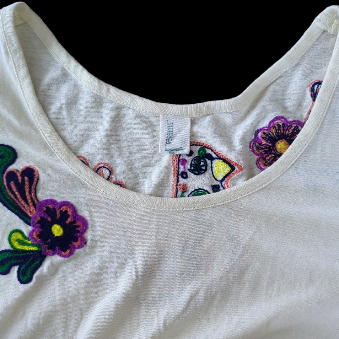 titicaca(チチカカ)の袖丈...半袖柄・デザイン...花柄,鳥季節感...春,夏,秋TITI レディースのワンピース(ひざ丈ワンピース)の商品写真