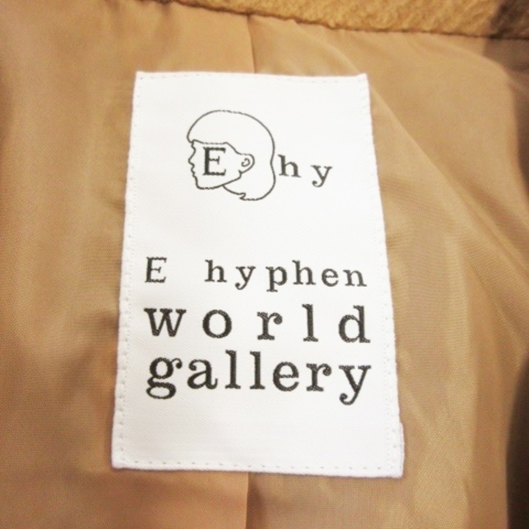 E hyphen world gallery(イーハイフンワールドギャラリー)のイーハイフンワールドギャラリー コート チェスター オーバーサイズ F 茶 レディースのジャケット/アウター(その他)の商品写真