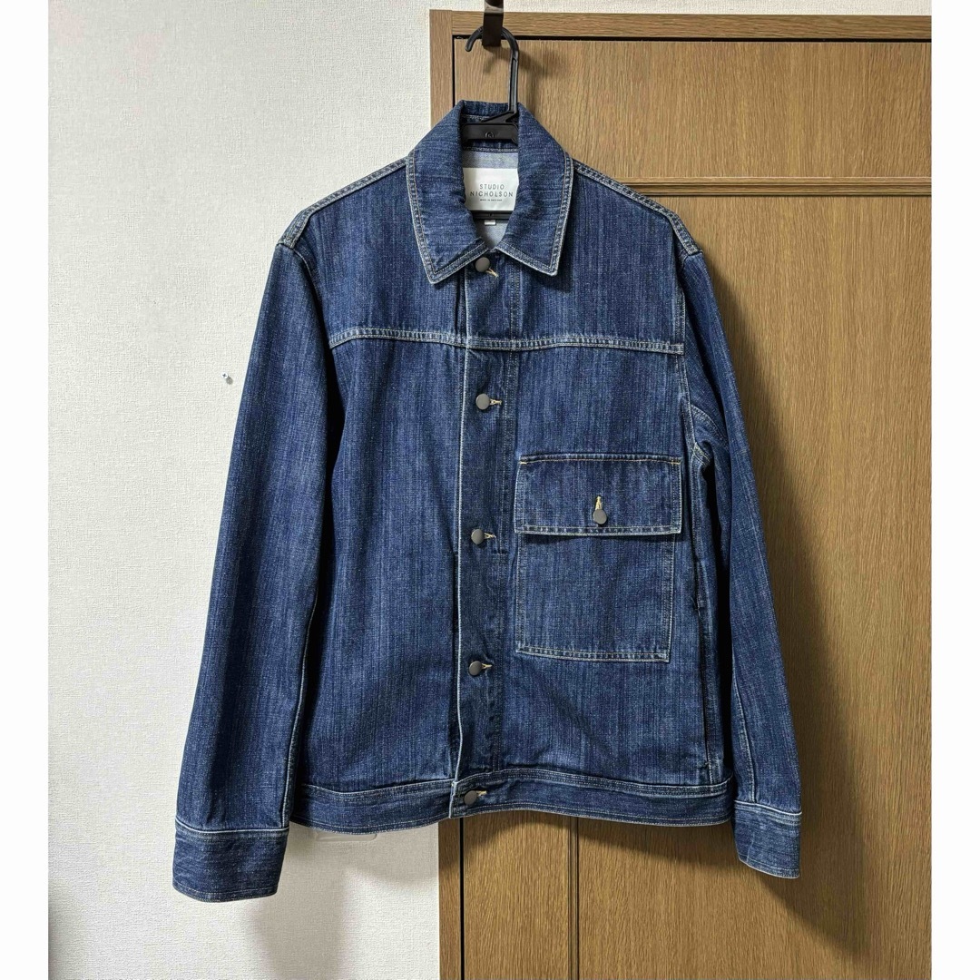 スタジオニコルソン デニムジャケット　LAZAR WASHED DENIM