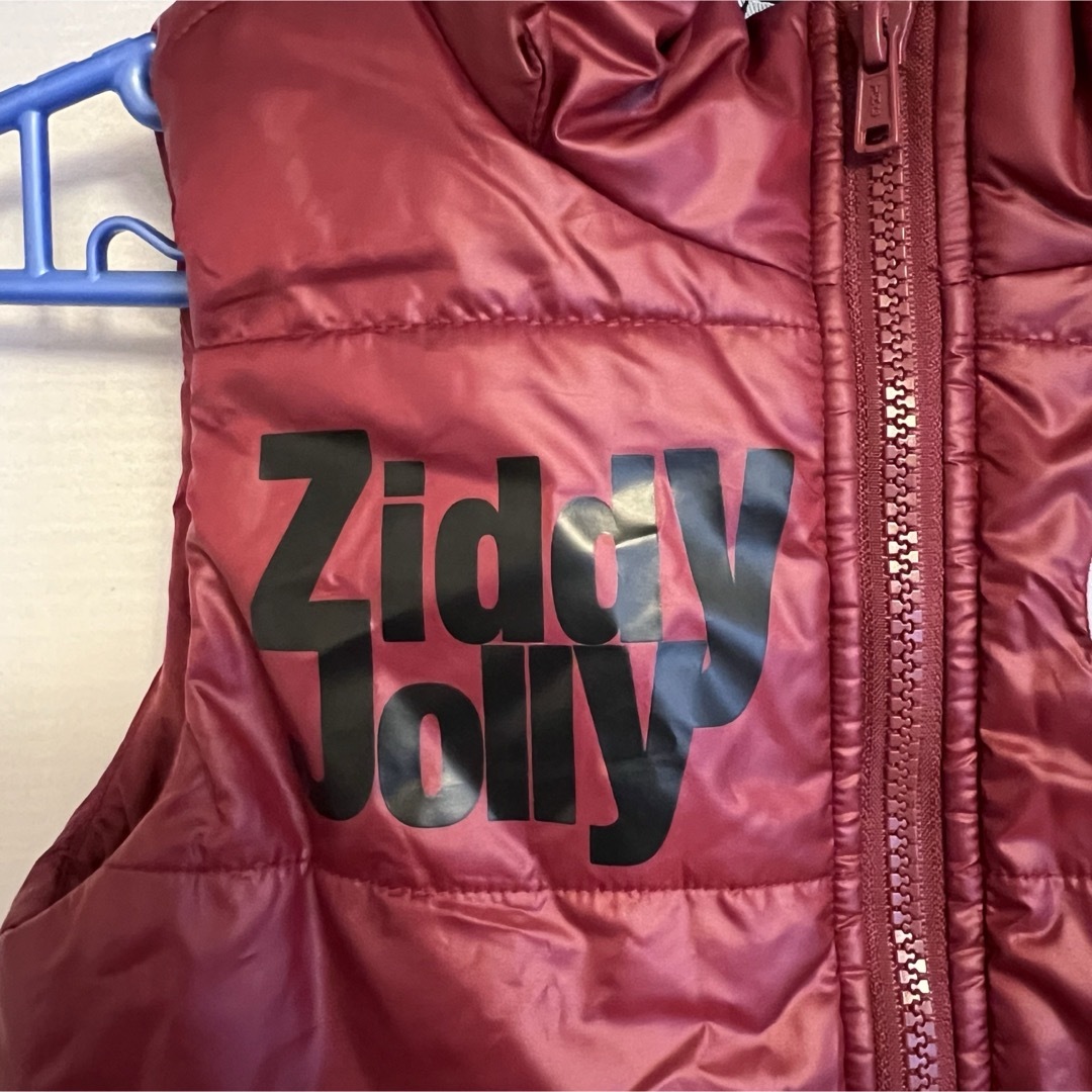 ZIDDY(ジディー)の⭐️【中古品】ZIDDY  ダウンベスト　130センチ　えんじ⭐️ キッズ/ベビー/マタニティのキッズ服女の子用(90cm~)(ジャケット/上着)の商品写真