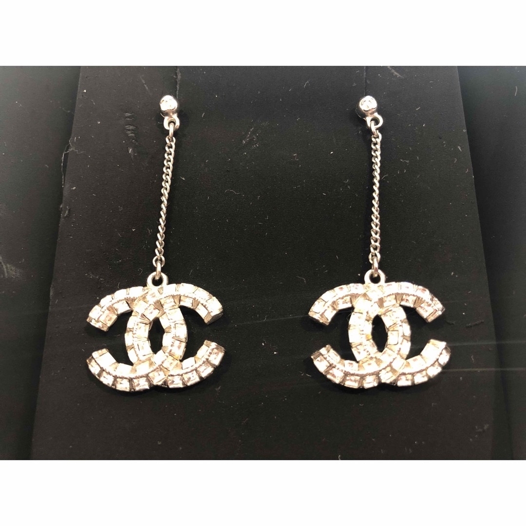 CHANEL シャネル 美品 ピアス ロングピアス ココマーク