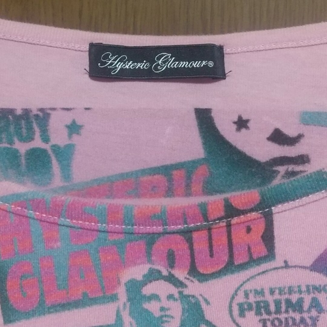 HYSTERIC GLAMOUR(ヒステリックグラマー)のヒステリックグラマー🌟ピンクロンT レディースのトップス(カットソー(長袖/七分))の商品写真