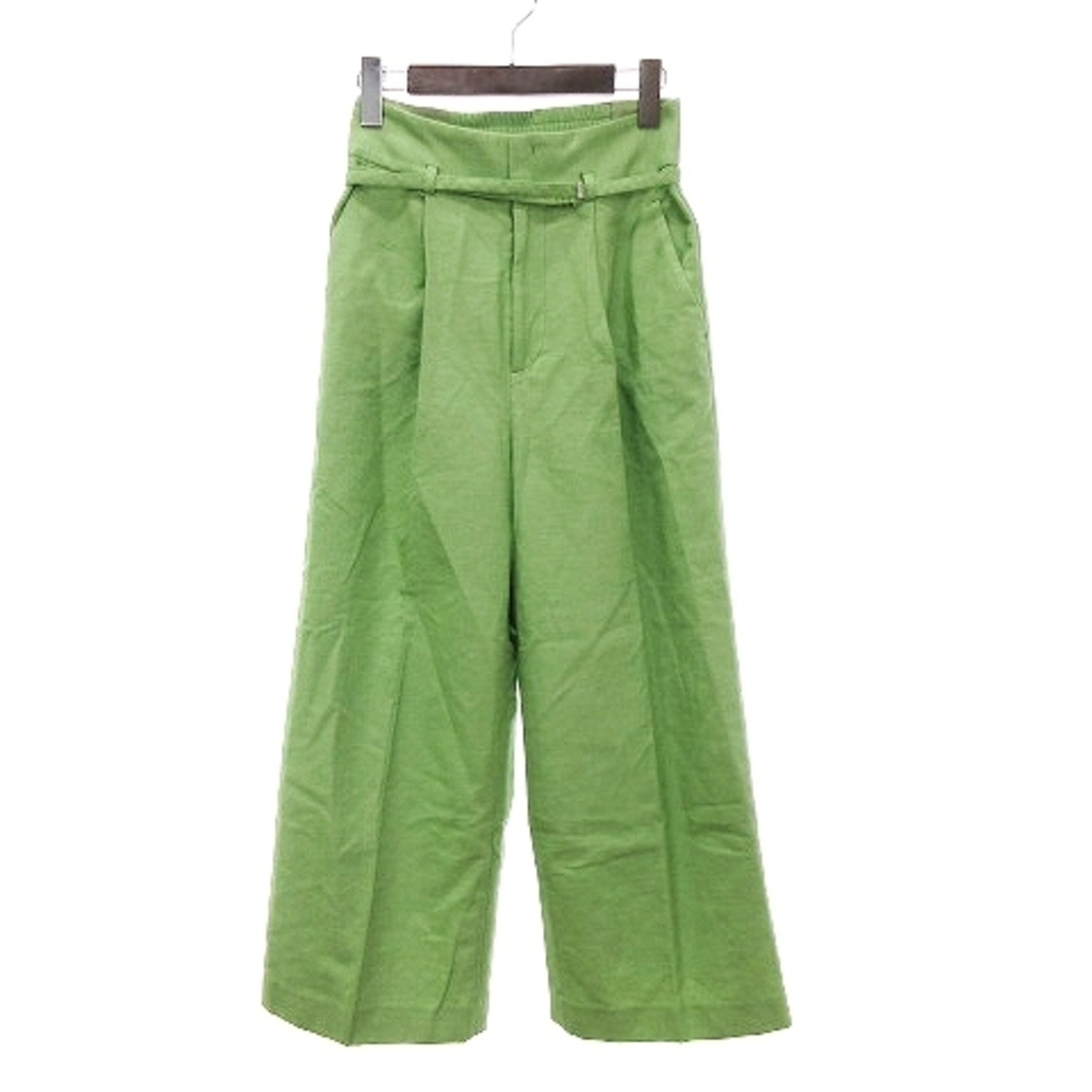 グリーンレーベルリラクシング ユナイテッドアローズ ワイド パンツ 薄緑 XS | フリマアプリ ラクマ
