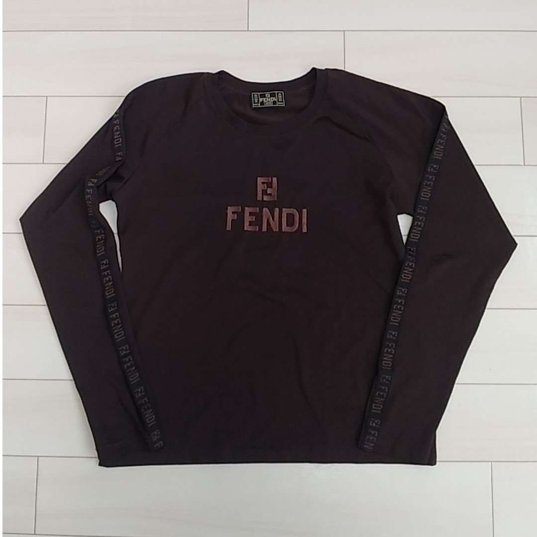 秋冬！FENDI 焦げ茶 ダークブラウン カットソー