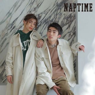 naptime 2022 FW コーデュロイワンピース　ホワイト(ミュージシャン)