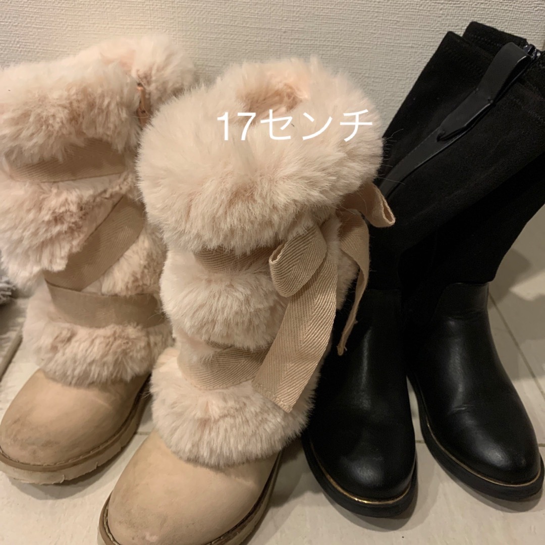 ZARA KIDS(ザラキッズ)のZARA ガールズ　17センチ　ブーツ　2足セット キッズ/ベビー/マタニティのキッズ靴/シューズ(15cm~)(ブーツ)の商品写真