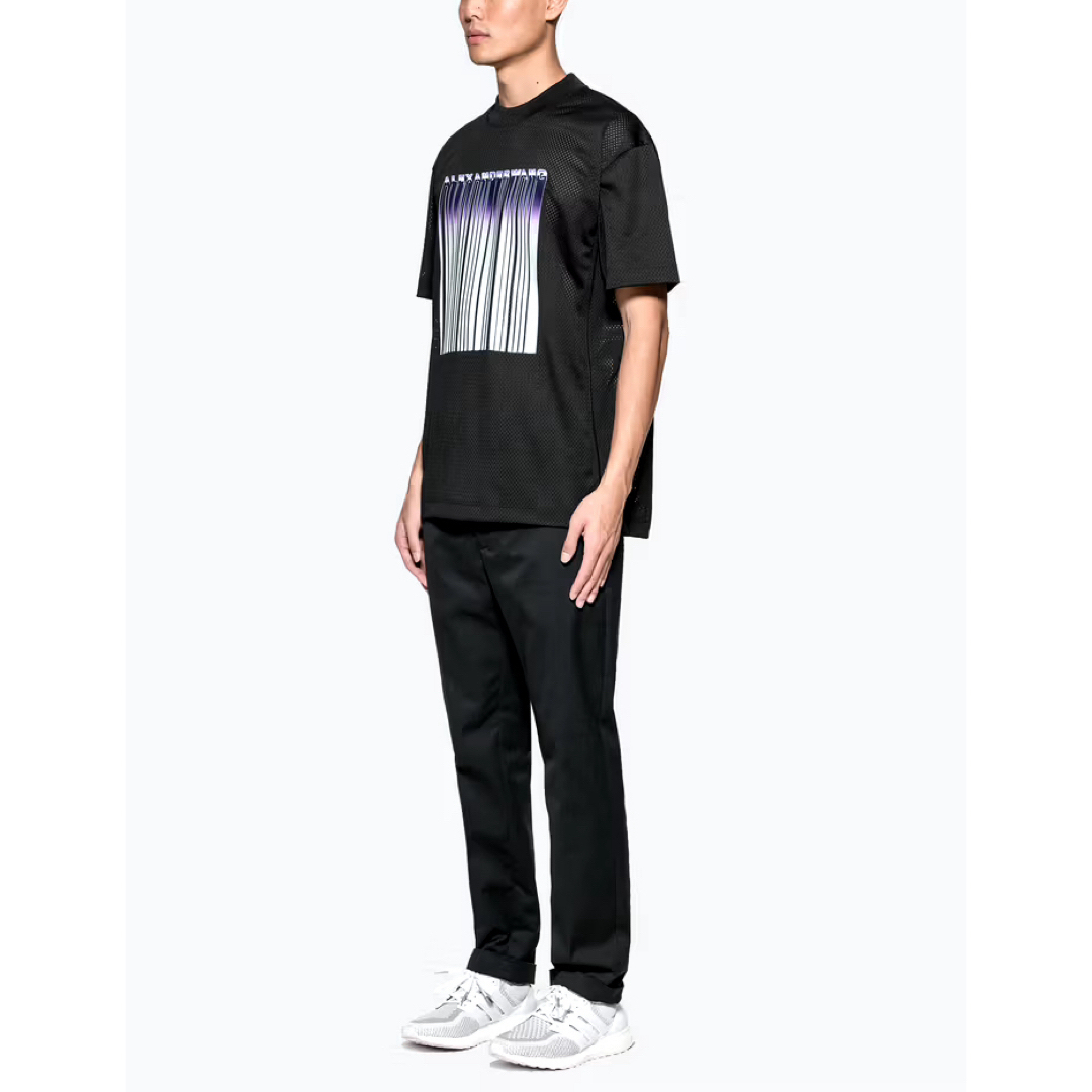 Alexander Wang(アレキサンダーワン)のAlexander wang バーコード メッシュTシャツ BTS ジン着用 メンズのトップス(Tシャツ/カットソー(半袖/袖なし))の商品写真