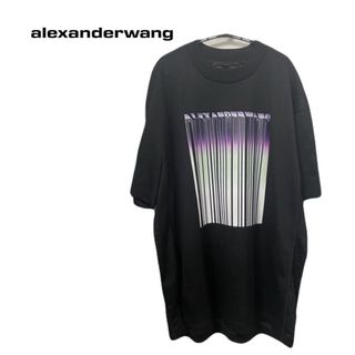 アレキサンダーワン(Alexander Wang)のAlexander wang バーコード メッシュTシャツ BTS ジン着用(Tシャツ/カットソー(半袖/袖なし))