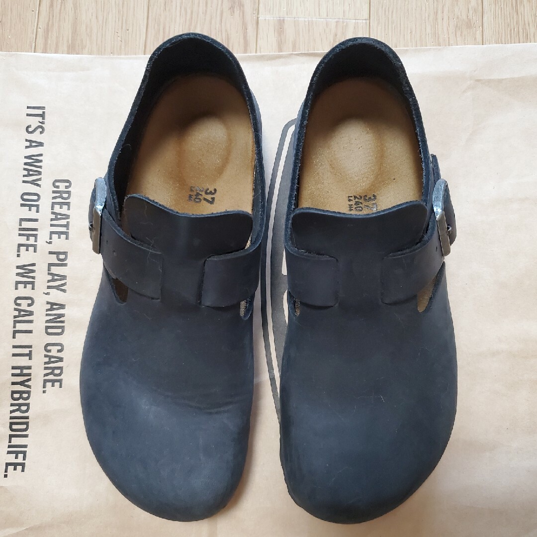 【新品未使用】BIRKENSTOCK London　黒　37