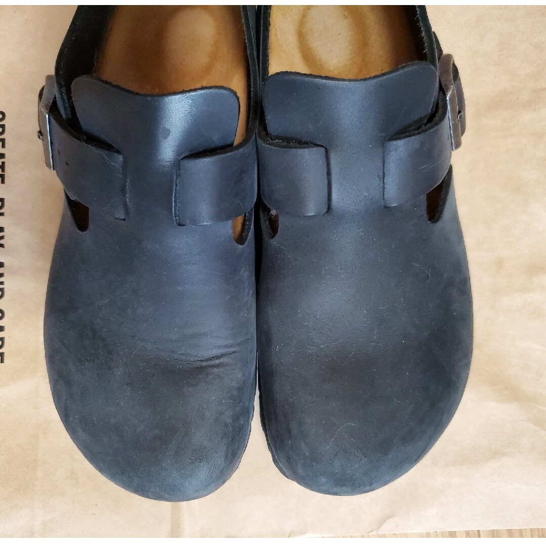 BIRKENSTOCK(ビルケンシュトック)のビルケンシュトック ロンドン 37 24 黒 つや消し レディースの靴/シューズ(スリッポン/モカシン)の商品写真