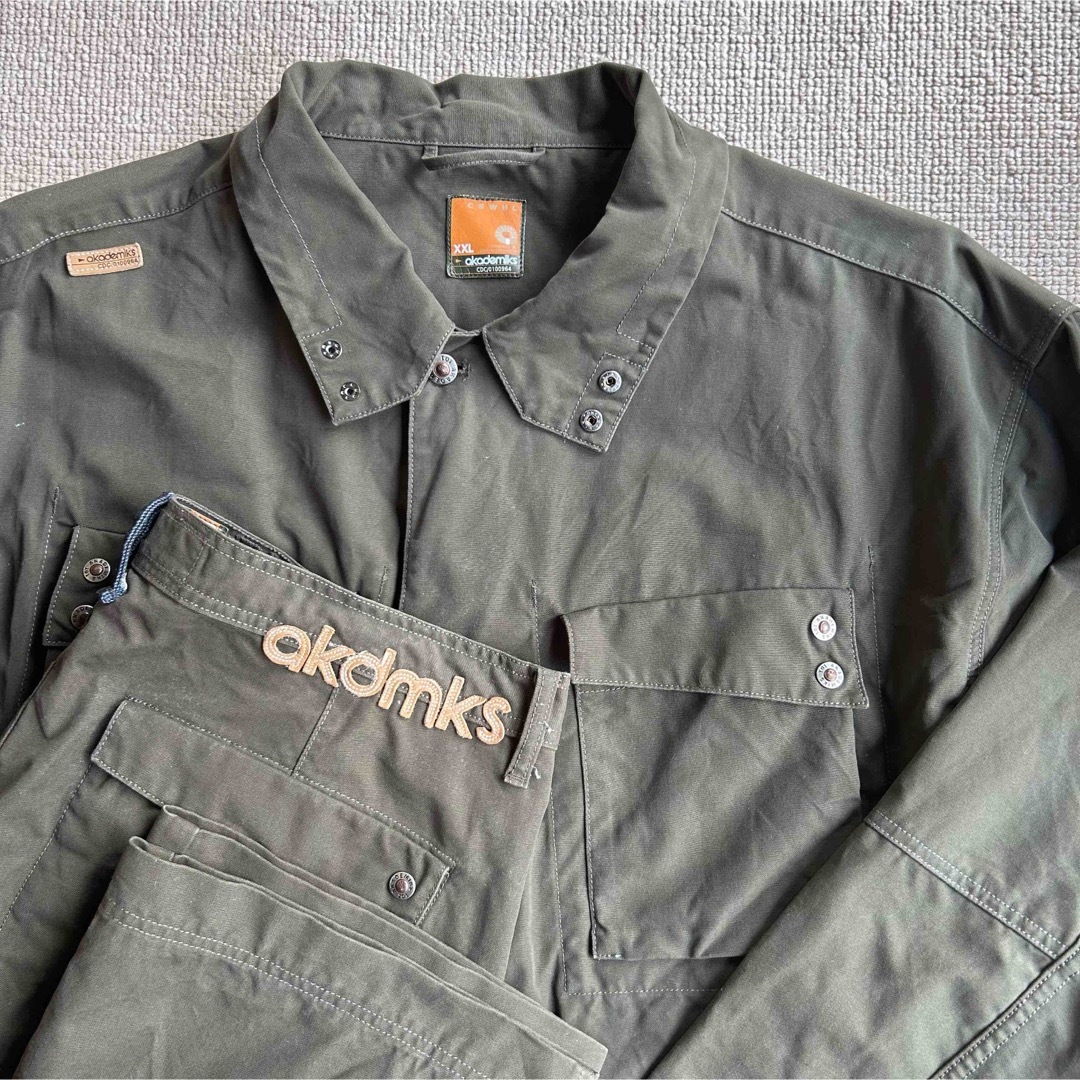 AKADEMIKS アカデミクス　セットアップ　ミリタリー カーゴ　2XL 38