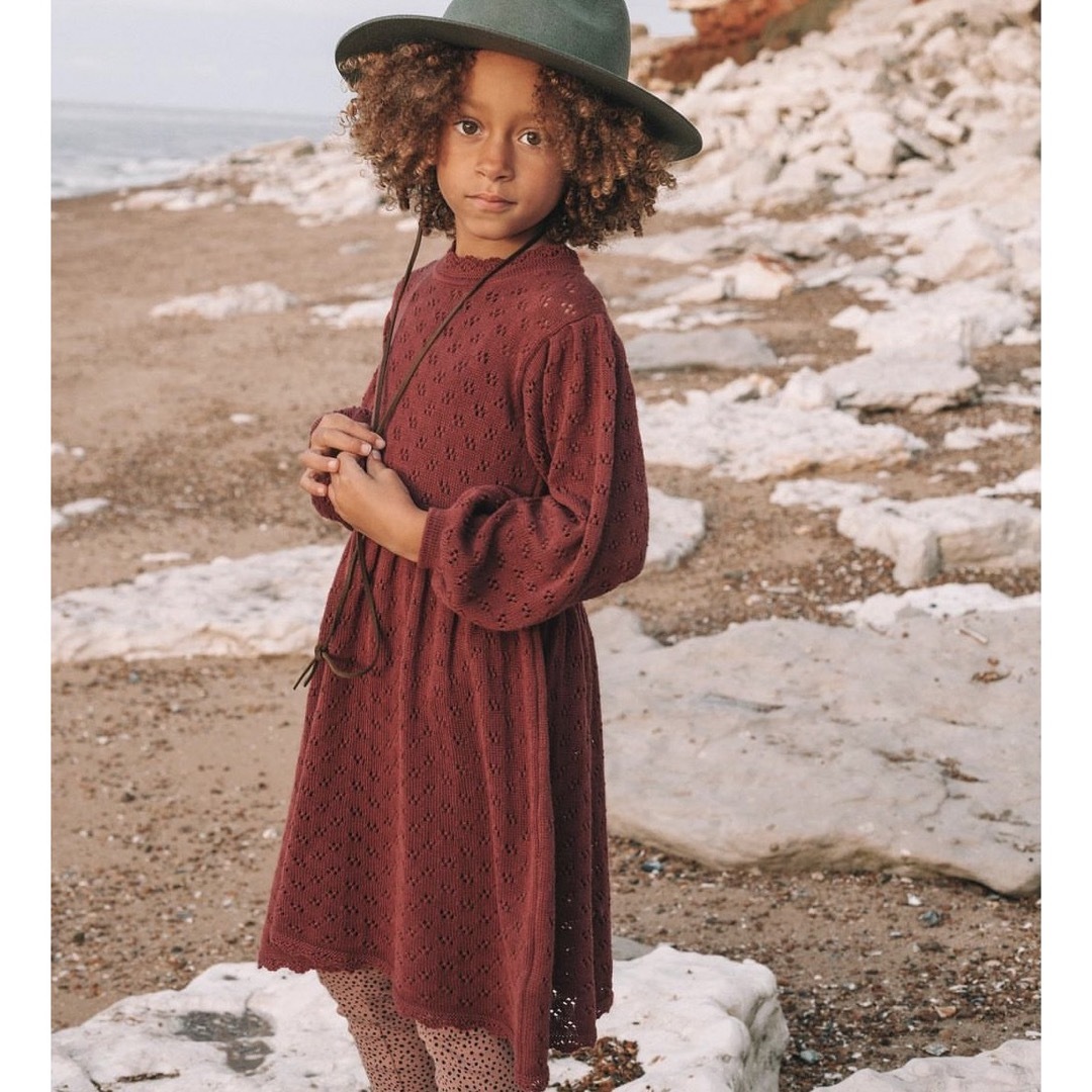 Caramel baby&child (キャラメルベビー&チャイルド)のBEBE ORGANIC べべオーガニック Olivia dress 3y 黒 キッズ/ベビー/マタニティのキッズ服女の子用(90cm~)(ワンピース)の商品写真