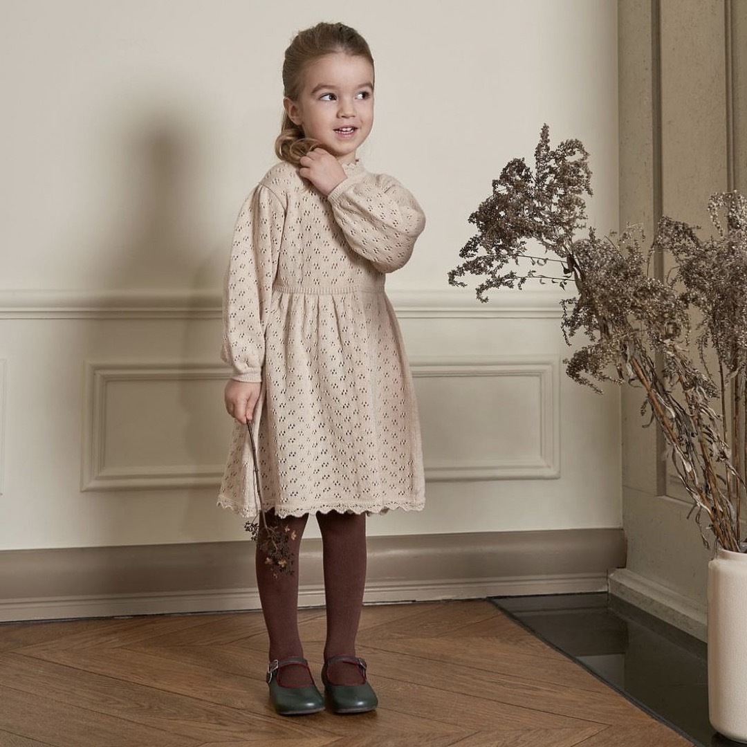 BEBE ORGANIC べべオーガニック Olivia dress 3y 黒のサムネイル