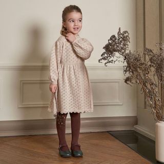 キャラメルベビー&チャイルド(Caramel baby&child )のBEBE ORGANIC べべオーガニック Olivia dress 3y 黒(ワンピース)