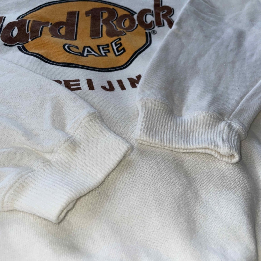 Hard Rock CAFE(ハードロックカフェ)のハードロックカフェhard rock cafe プリント 薄手 スウェット 白 レディースのトップス(トレーナー/スウェット)の商品写真