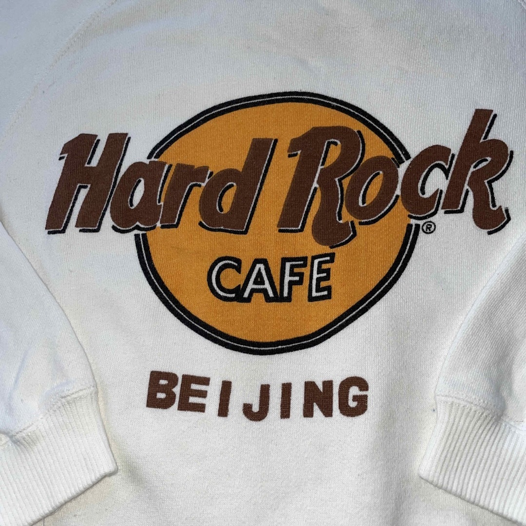 Hard Rock CAFE(ハードロックカフェ)のハードロックカフェhard rock cafe プリント 薄手 スウェット 白 レディースのトップス(トレーナー/スウェット)の商品写真