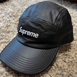 supreme leather cap レザーキャップ ss