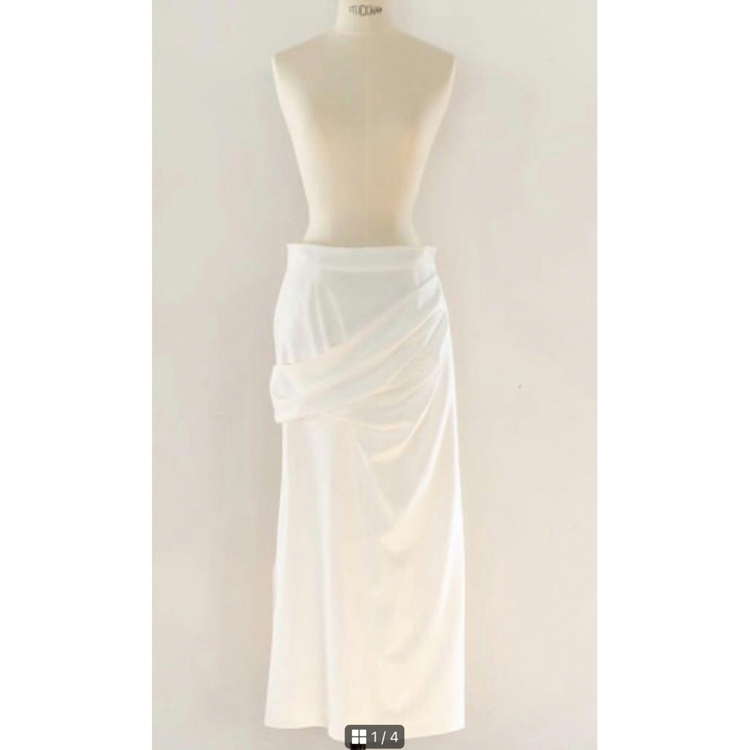 deres my muse skirt サイズ1 ホワイト エクリュ deres my muse skirt サイズ1 ホワイト エクリュ