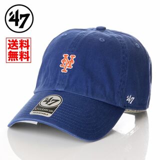 フォーティセブン(47 Brand)の【新品】47BRAND キャップ NY メッツ 帽子 青 メンズ レディース(キャップ)