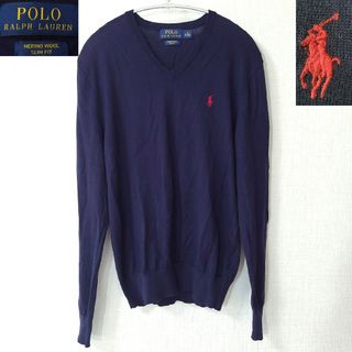 Ralph Lauren - チャップスラルフローレン☆アーガイルニット クルー