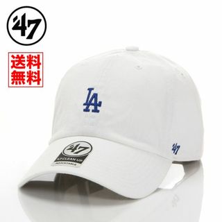 フォーティセブン(47 Brand)の【新品】47BRAND キャップ LA ドジャース 帽子 白 メンズ レディース(キャップ)