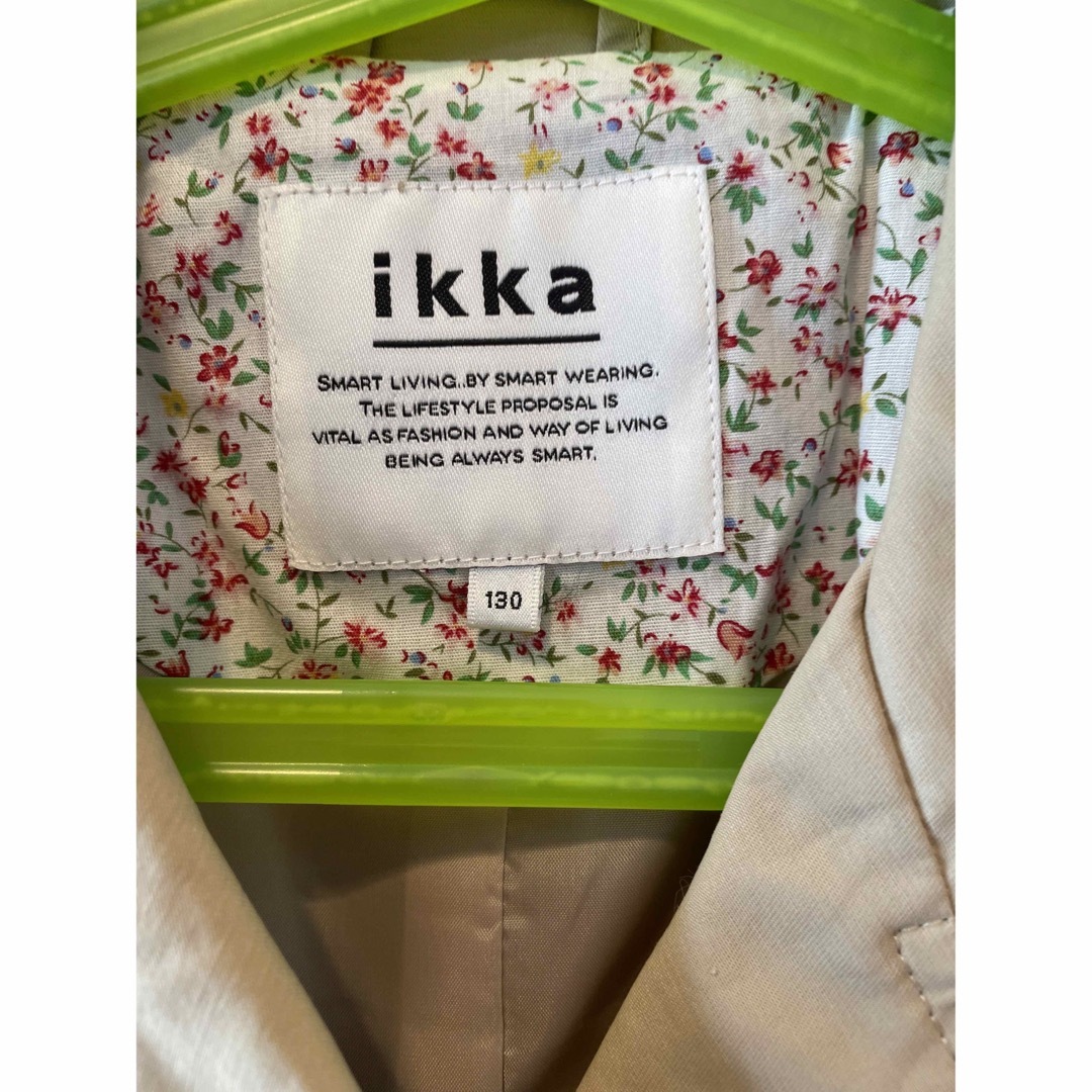 ikka(イッカ)のikka 130cmコート キッズ/ベビー/マタニティのキッズ服女の子用(90cm~)(コート)の商品写真