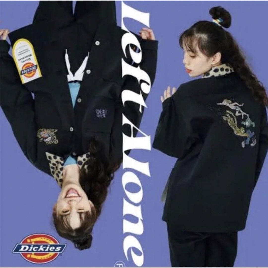 メンズleft alone dickies コラボ　セットアップ