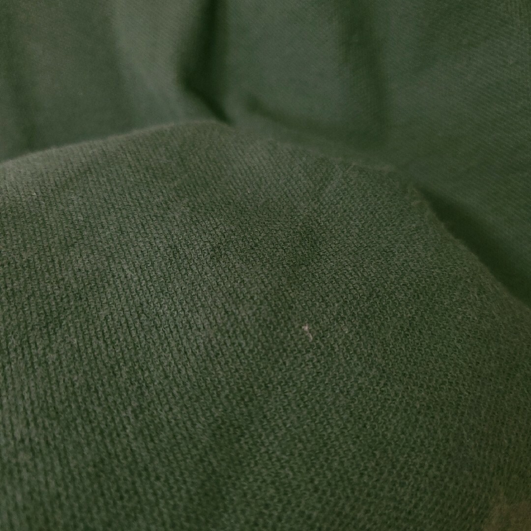 Ralph Lauren(ラルフローレン)のラルフローレン ポロシャツ 長袖 グリーン 鹿の子 レディース L ナイガイ社製 レディースのトップス(ポロシャツ)の商品写真