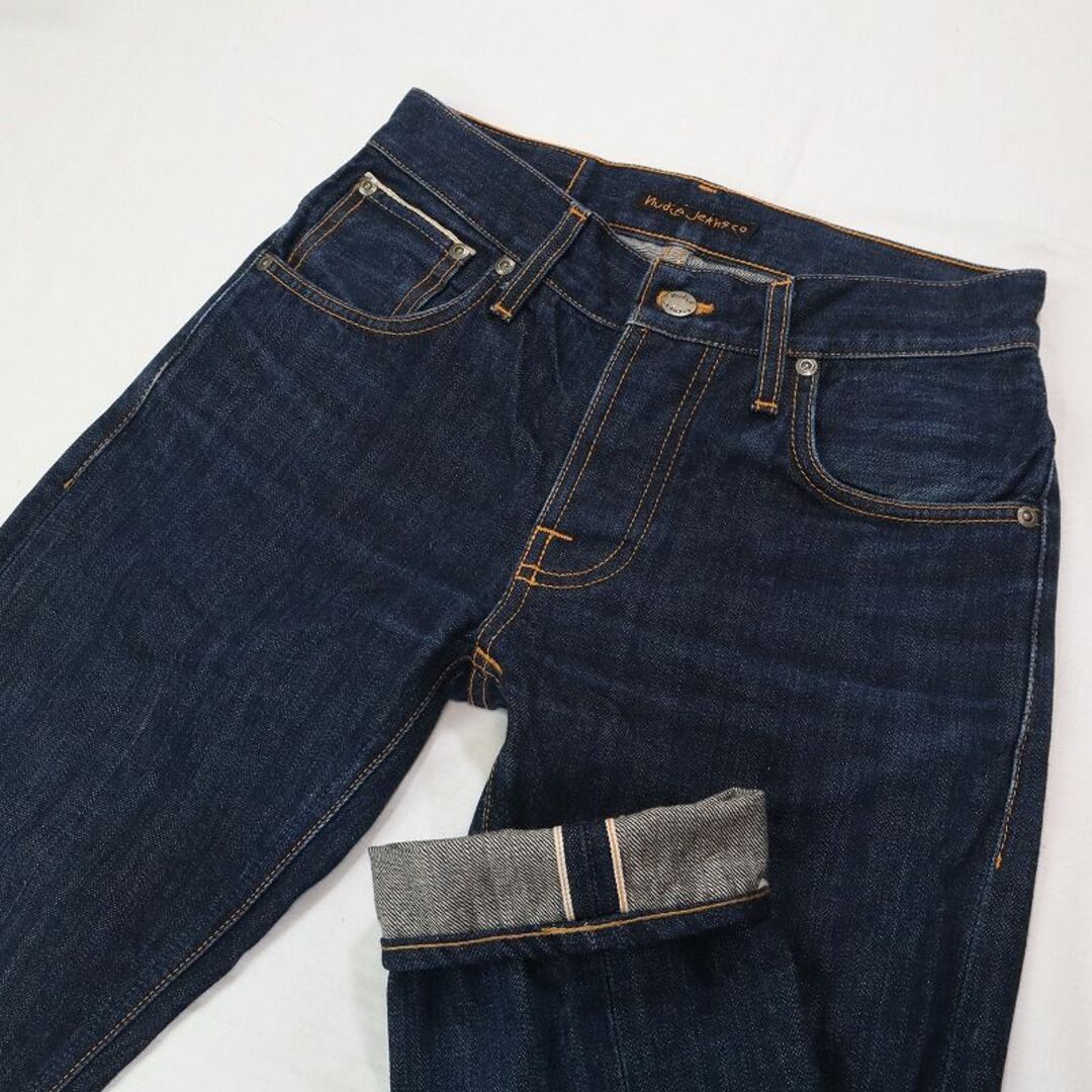 Nudie Jeans(ヌーディジーンズ)のヌーディージーンズ GRIM TIM DRY SELVAGE ストレートデニム  レディースのパンツ(デニム/ジーンズ)の商品写真