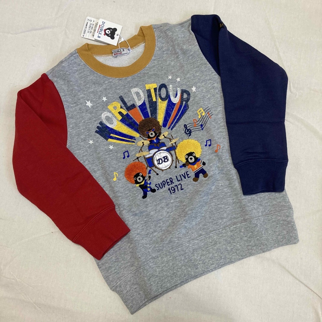 【即納&大特価】 ミキハウス ダブルビー mikihouse トレーナー(80cm・90cm・100cm・110cm・120cm・130cm・140cm・150cm)