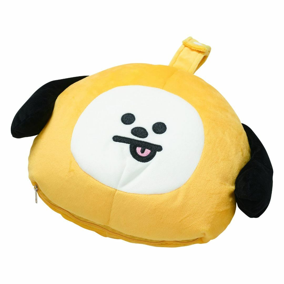 【色: CHIMMY】丸眞 フード付き ネックピロー BT21 ネックピロー_C