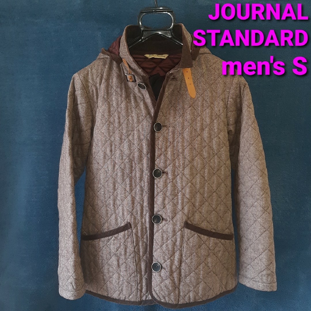 JOURNAL STANDARD(ジャーナルスタンダード)の【美品】JOURNAL STANDARD キルティングコート メンズS 中綿入り メンズのジャケット/アウター(その他)の商品写真