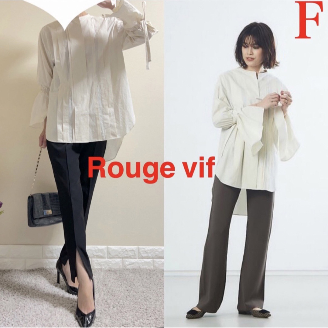 Rouge vif - ayako様専用!ブラウスの通販 by Re:ma_dress|ルージュ